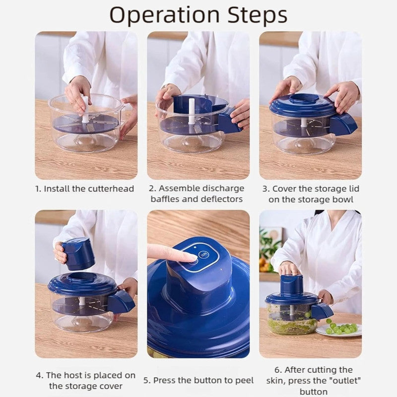 Rechargeable Fruit & Vegetable Peeler Machine