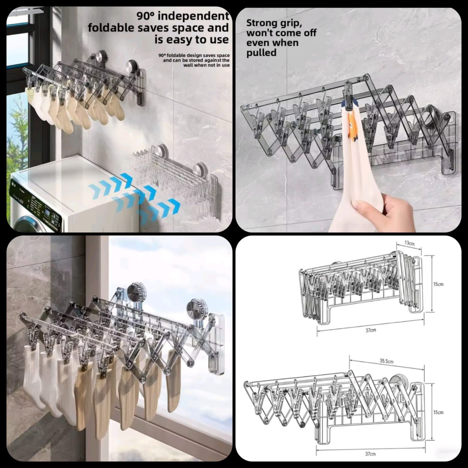 Household Folding Hanger Storage Rack