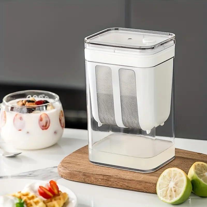 Greek Yogurt Maker and Beverage Strainer