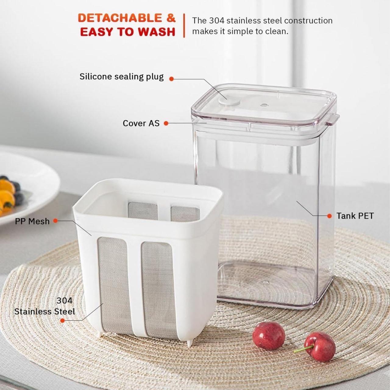 Greek Yogurt Maker and Beverage Strainer