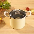 Deep Frying Pot With Strainer Basket