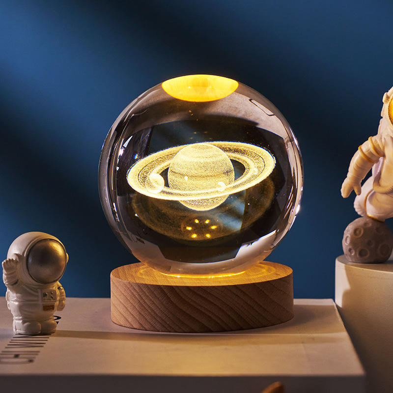 3D LED Night Light Luminous Crystal Ball