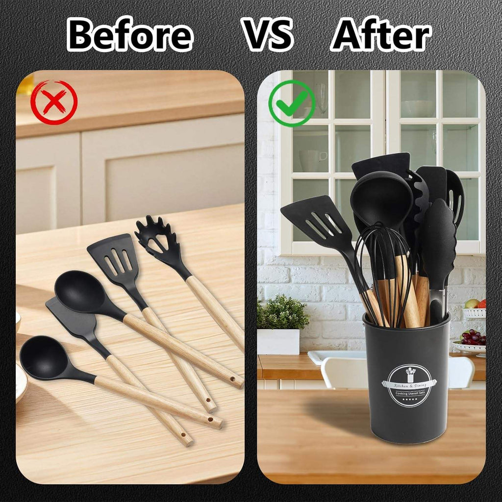 12pcs Silicon Kitchen Utensils Set
