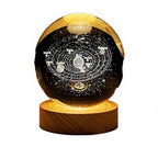3D LED Night Light Luminous Crystal Ball