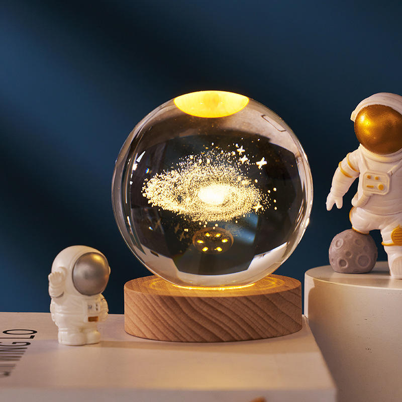 3D LED Night Light Luminous Crystal Ball