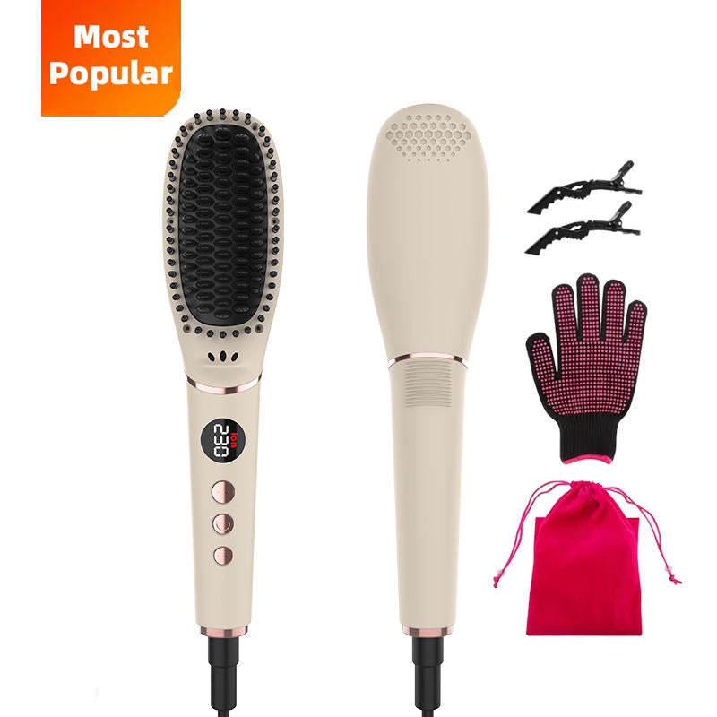 Heating Flat Iron Straightener Comb Ceramic