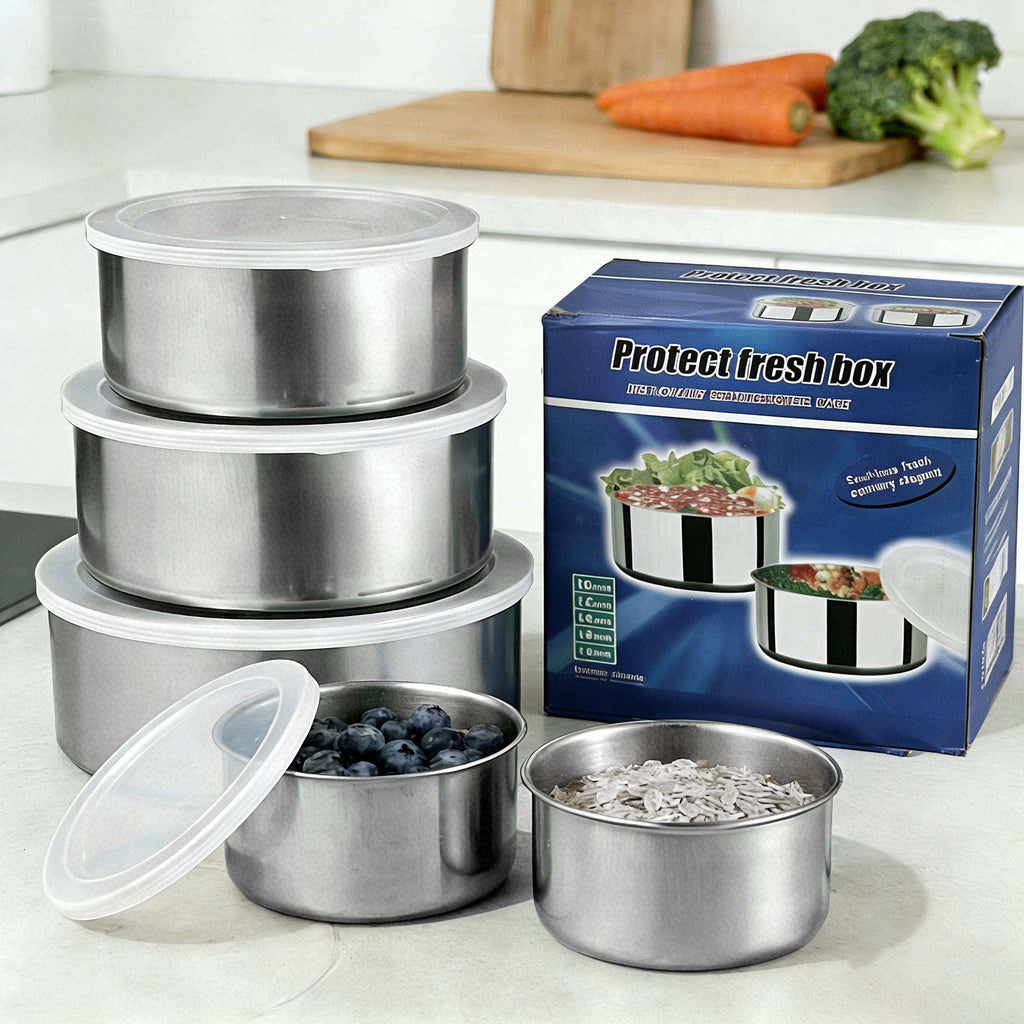 5Pcs Stainless Steel Mixing Bowl Set