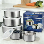 5Pcs Stainless Steel Mixing Bowl Set