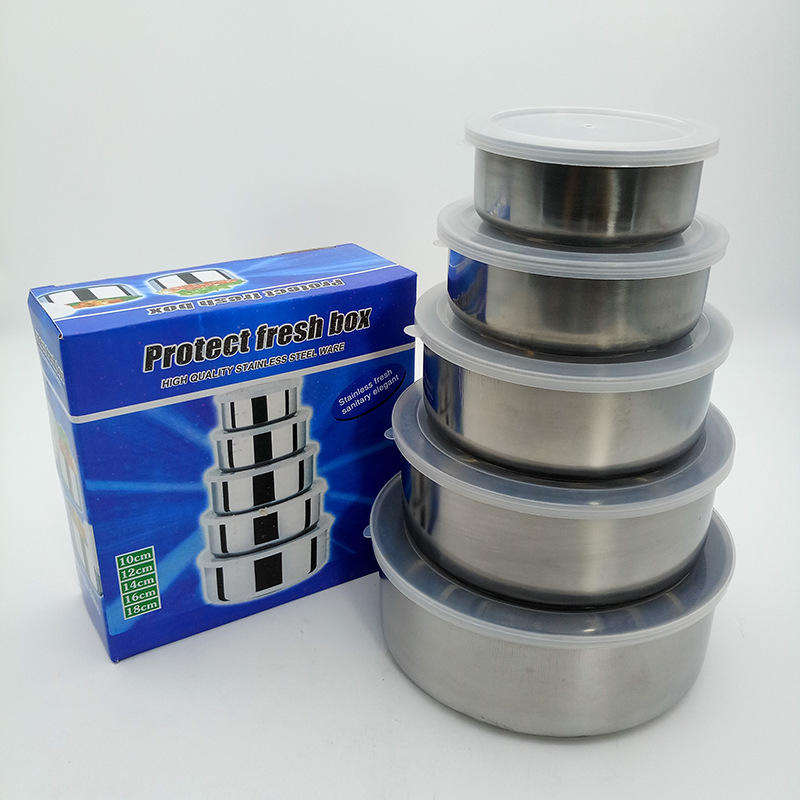 5Pcs Stainless Steel Mixing Bowl Set