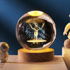 3D LED Night Light Luminous Crystal Ball