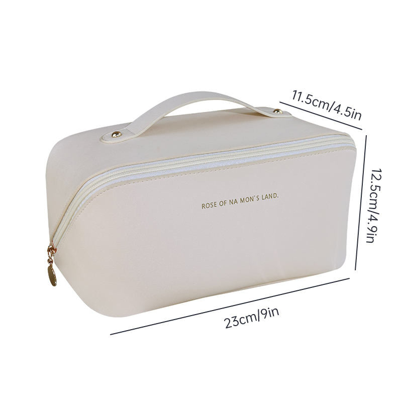 Leather Waterproof Cosmetic Bags
