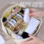 Leather Waterproof Cosmetic Bags