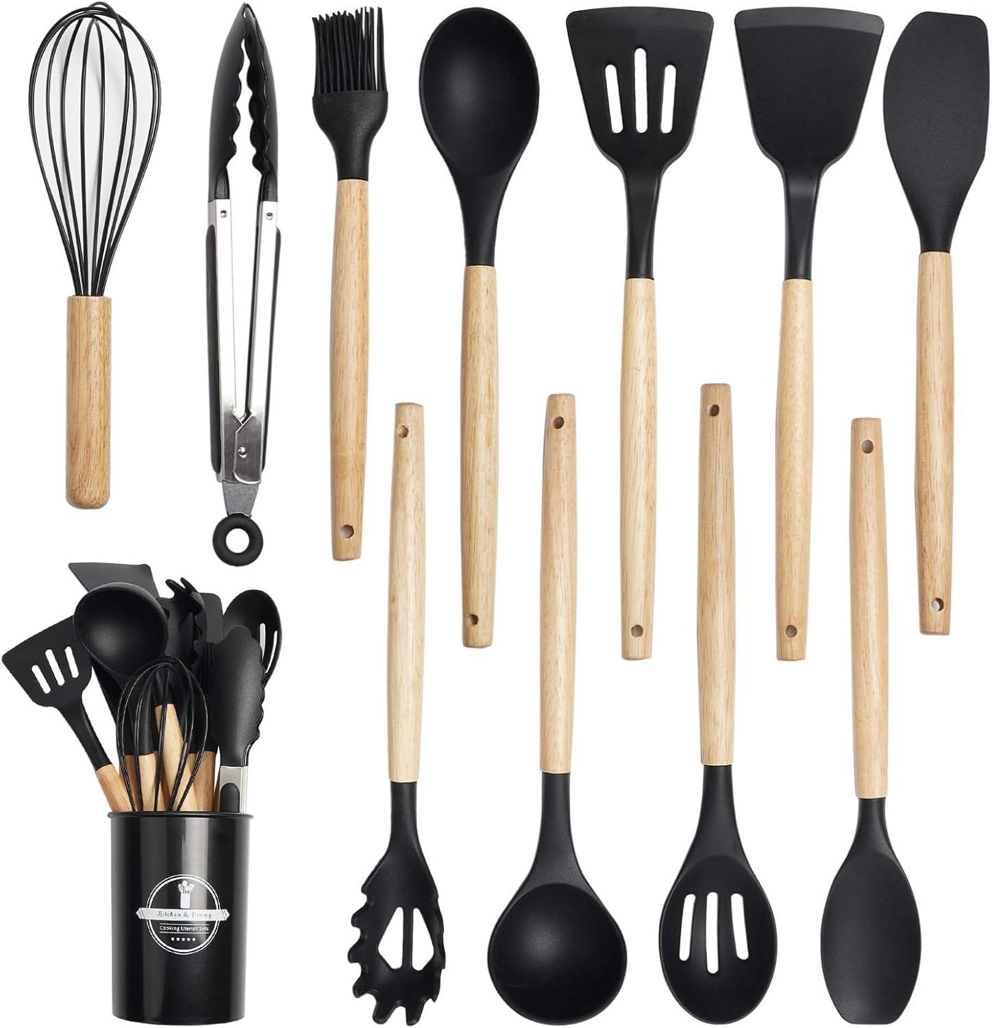 12pcs Silicon Kitchen Utensils Set