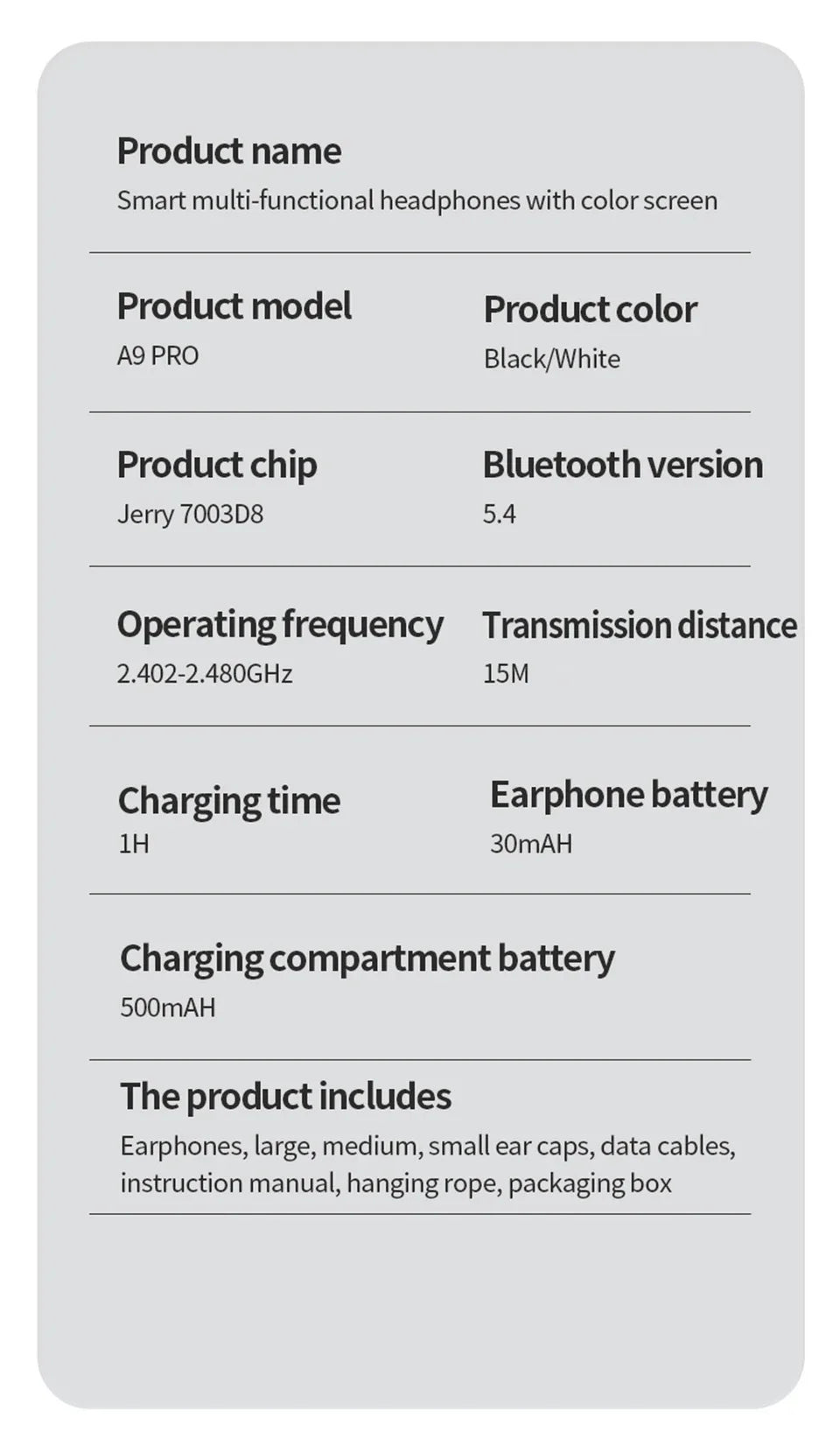 ZE™ A9 Pro Earphones